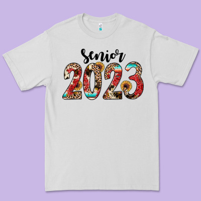 Senior 2023 Western Premium Tee Designed By Jahusdesignshop