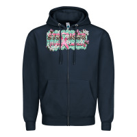 Navy stronger than cancer cancer awareness Zipper Hoodie - CowGirlArtShop