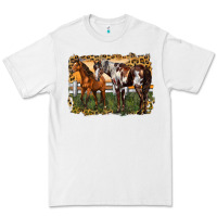 White 2 horses at the ranch Premium Tee - LillyAllenDesigns