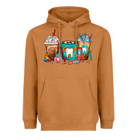 Meerkat Dentist Coffee Cups Heavyweight Hoodie - FaDigitalArtStudio