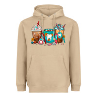 Mushroom Dentist Coffee Cups Heavyweight Hoodie - FaDigitalArtStudio