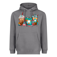 Storm Dentist Coffee Cups Heavyweight Hoodie - FaDigitalArtStudio
