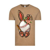 Vintage Coffee Baseball Easter Bunny Vintage Tee - BundleAndBundleShop