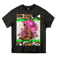 Asphalt cowgitl hat and roses Heavy Core Tee - AdoDesignShop