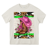 Cream cowgitl hat and roses Heavy Core Tee - AdoDesignShop