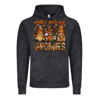 Vintage Black chilling with my gnomies bbs Vintage Hoodie - BundleAndBundleShop