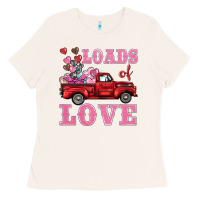 Bone loads of love truck Ladies Tee - BarkalooDesign