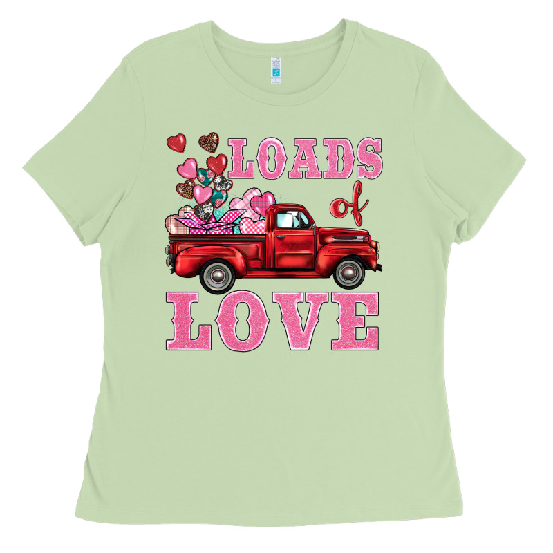 Loads Of Love Truck Ladies Tee by BarkalooDesign | Teevron