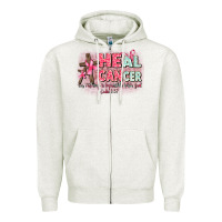 Oatmeal Heather heal cancer luke 1 37 Zipper Hoodie - CowGirlArtShop