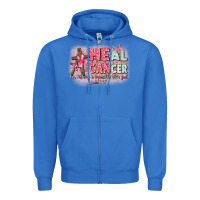 True Royal heal cancer luke 1 37 Zipper Hoodie - CowGirlArtShop