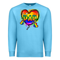 Ocean Blue Dad pride Premium Sweatshirt - FaDigitalArtStudio