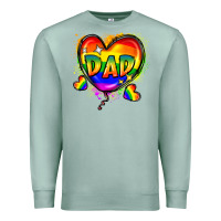 Seafoam Dad pride Premium Sweatshirt - FaDigitalArtStudio
