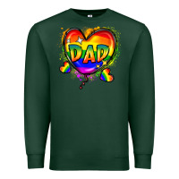 Sports Green Dad pride Premium Sweatshirt - FaDigitalArtStudio