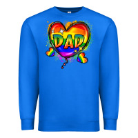 True Royal Dad pride Premium Sweatshirt - FaDigitalArtStudio