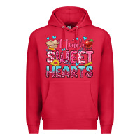 Cardinal i teach sweet hearts olivia Premium Hoodie - OliviaCreatesArt