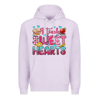 Lilac i teach sweet hearts olivia Premium Hoodie - OliviaCreatesArt