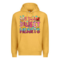Mustard i teach sweet hearts olivia Premium Hoodie - OliviaCreatesArt