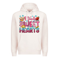 Pale Pink i teach sweet hearts olivia Premium Hoodie - OliviaCreatesArt