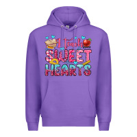 Purple i teach sweet hearts olivia Premium Hoodie - OliviaCreatesArt