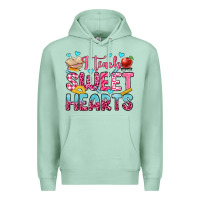 Seafoam i teach sweet hearts olivia Premium Hoodie - OliviaCreatesArt