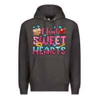 Smoke i teach sweet hearts olivia Premium Hoodie - OliviaCreatesArt
