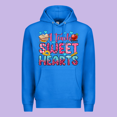 I Teach Sweet Hearts Olivia Premium Hoodie Designed By Oliviacreatesart