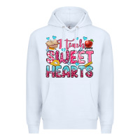 White i teach sweet hearts olivia Premium Hoodie - OliviaCreatesArt
