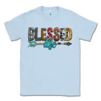Dusty Blue Blessed Life Classic Tee - BundleAndBundleShop