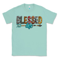 Seafoam Blessed Life Classic Tee - BundleAndBundleShop