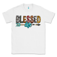 White Blessed Life Classic Tee - BundleAndBundleShop