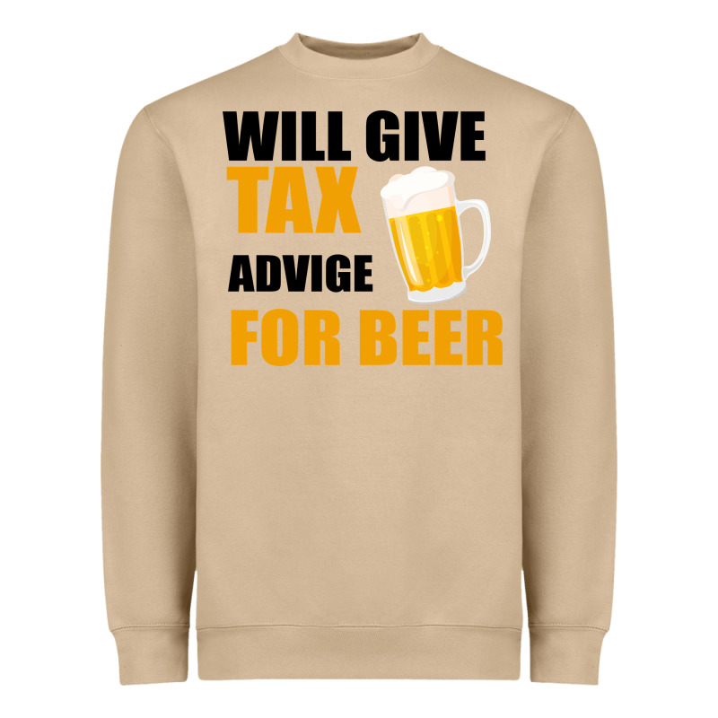 Tax Day Will Give Advice For Beer Gift Heavyweight Sweatshirt by Bettercallsaul | Teevron