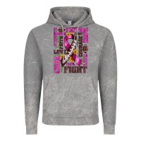 Cloud Rock breast cancer american football ribbon love cure fight bbs Vintage Hoodie - BundleAndBundleShop