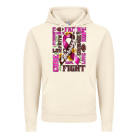 Vintage Artic breast cancer american football ribbon love cure fight bbs Vintage Hoodie - BundleAndBundleShop