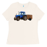 Bone Farm Tractor Ladies Tee - RanaPortraitStore