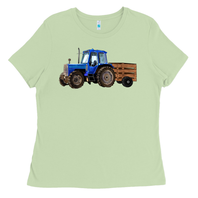 Farm Tractor Ladies Tee by RanaPortraitStore | Teevron