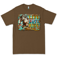 Cacao live love ride horse Premium Tee - LillyAllenDesigns