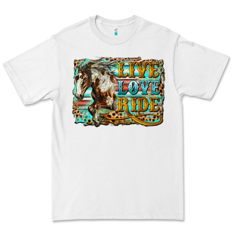 Live Love Ride Horse Premium Tee by LillyAllenDesigns | Teevron
