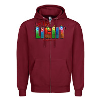 Burgundy be the light matthew 5 14 Zipper Hoodie - CowGirlArtShop