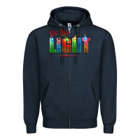 Navy be the light matthew 5 14 Zipper Hoodie - CowGirlArtShop
