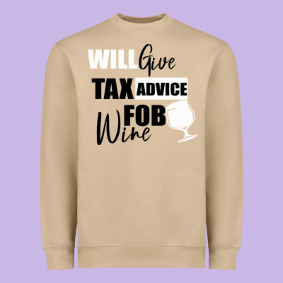 Tax Day Will Give Advice For Beer Gift Heavyweight Sweatshirt Designed By Bettercallsaul