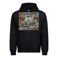 Black beautiful crazy Urban Hoodie - CowhideDigitalArt