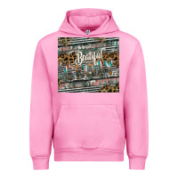 Fuchsia Pink beautiful crazy Urban Hoodie - CowhideDigitalArt