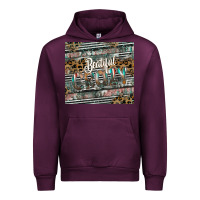 Mauve Wine beautiful crazy Urban Hoodie - CowhideDigitalArt