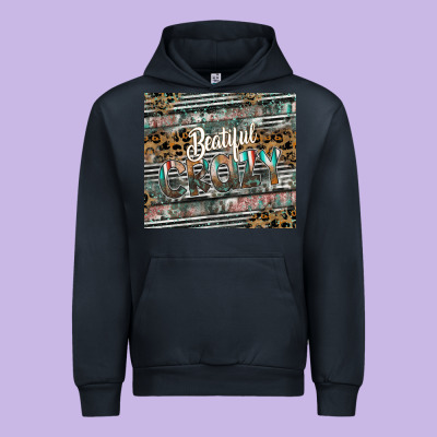 Beautiful Crazy Urban Hoodie Designed By Cowhidedigitalart