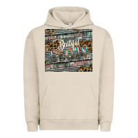 Pigment French Oak beautiful crazy Urban Hoodie - CowhideDigitalArt