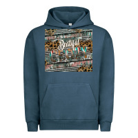 Pigment Midnight Navy beautiful crazy Urban Hoodie - CowhideDigitalArt
