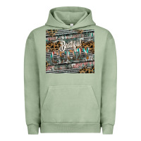 Pigment Oil Green beautiful crazy Urban Hoodie - CowhideDigitalArt