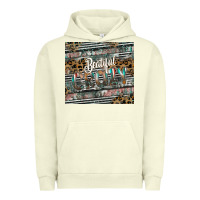 Pigment Pistachio beautiful crazy Urban Hoodie - CowhideDigitalArt