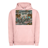 Pigment Salmon beautiful crazy Urban Hoodie - CowhideDigitalArt