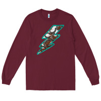 Burgundy Horseshoe Lightning Long Sleeve Tee - Bettercallsaul
